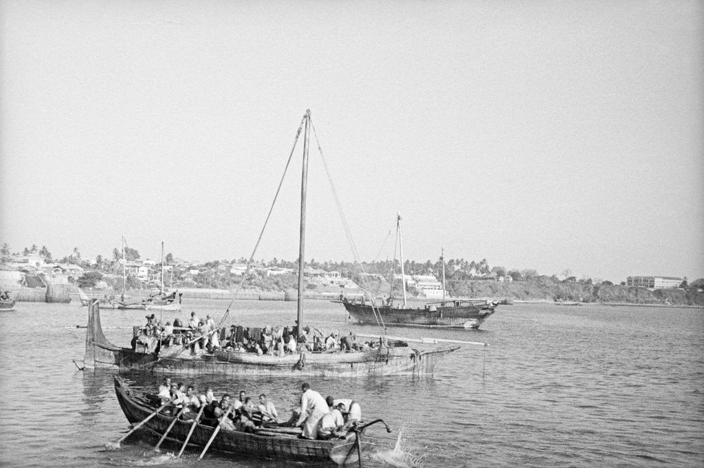 Detail of Typical Omani badan in Mombasa by Alan Villiers