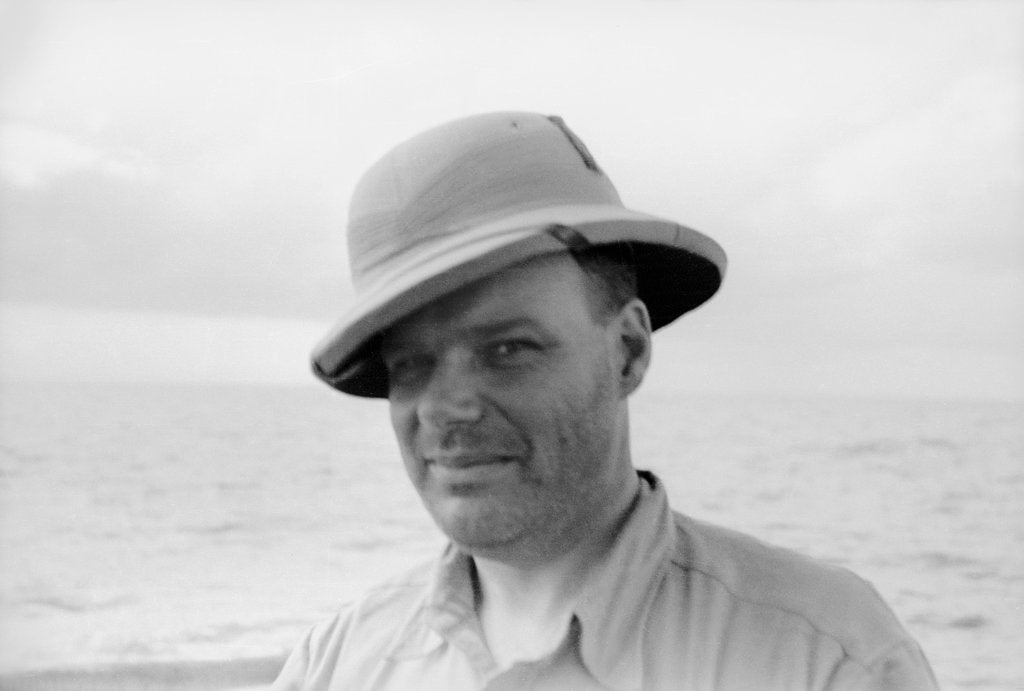 Detail of Portrait of Alan Villiers by Alan Villiers