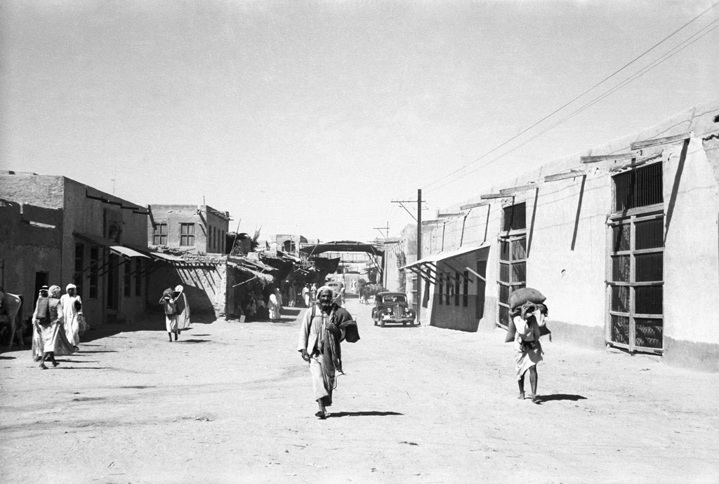 Detail of Kuwaiti street scene by Alan Villiers