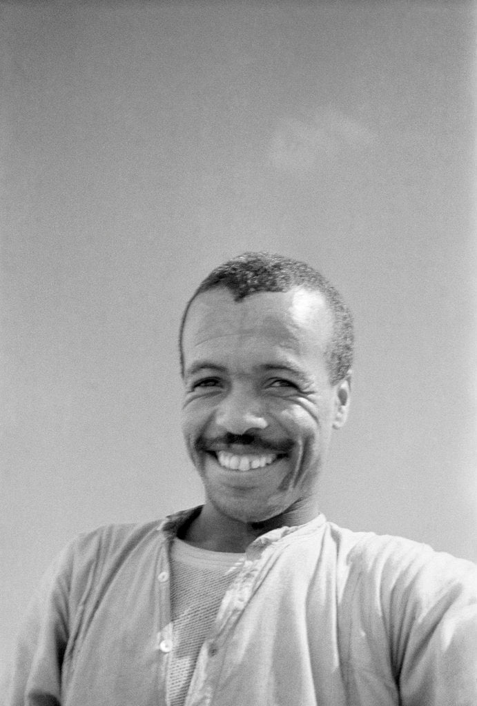Detail of Abdul-Latif, singer on board the 'Triumph of Righteousness' by Alan Villiers