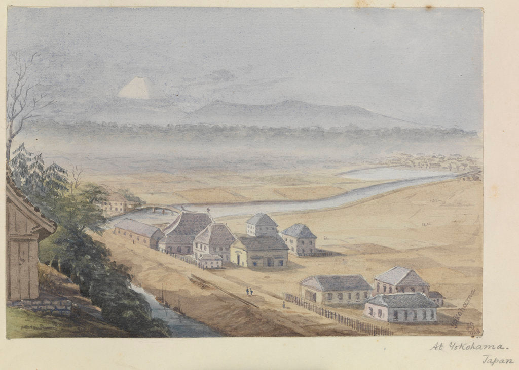 Detail of 'At Yokohama' [Japan] by James Henry Butt