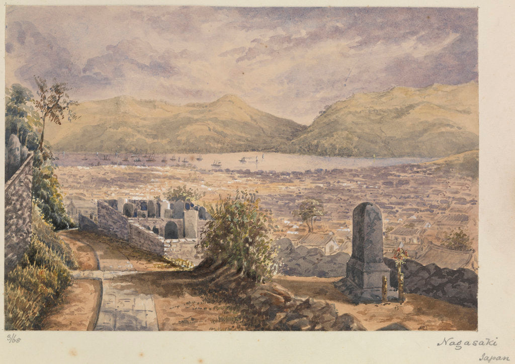 Detail of Nagasaki, Japan by James Henry Butt