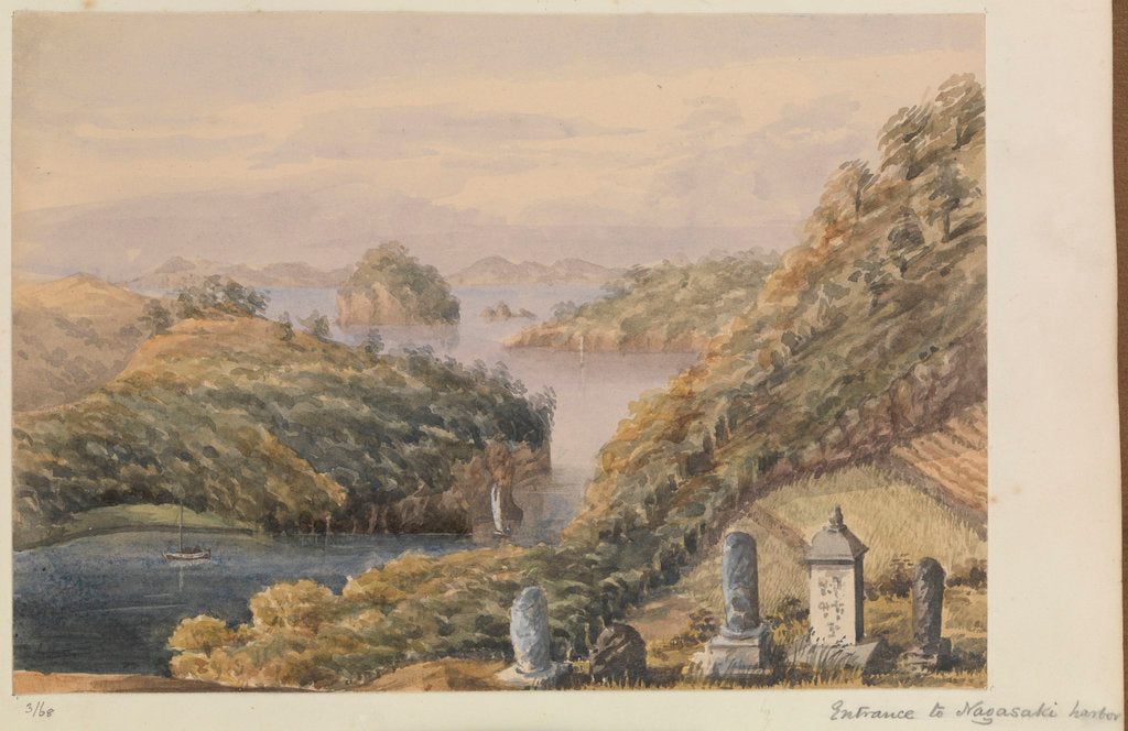 Detail of Entrance to Nagasaki, Japan by James Henry Butt