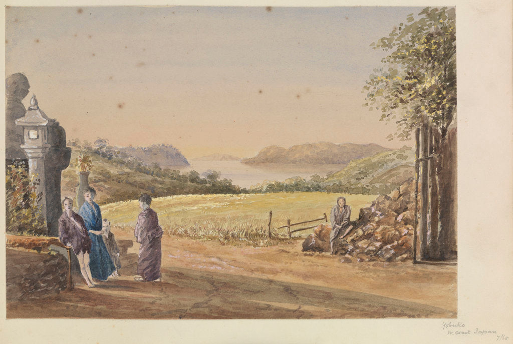 Detail of Yobuko, west coast, Japan by James Henry Butt