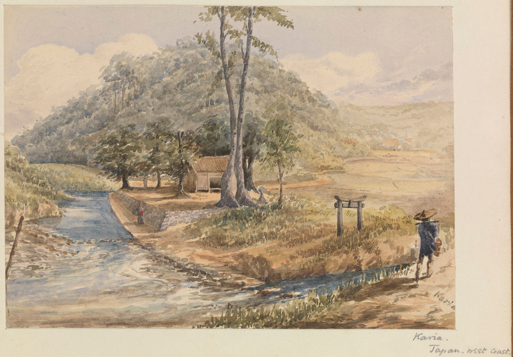 Detail of Karia [Kariya], west coast of Japan by James Henry Butt