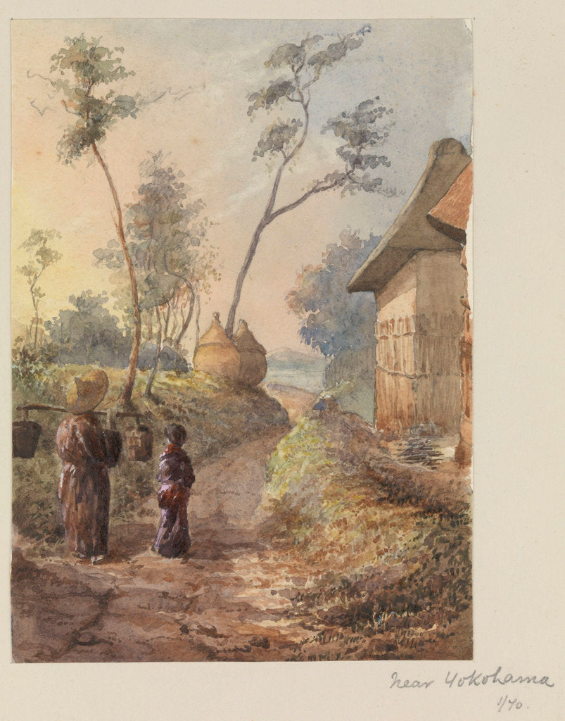 Detail of Near Yokohama, Japan by James Henry Butt