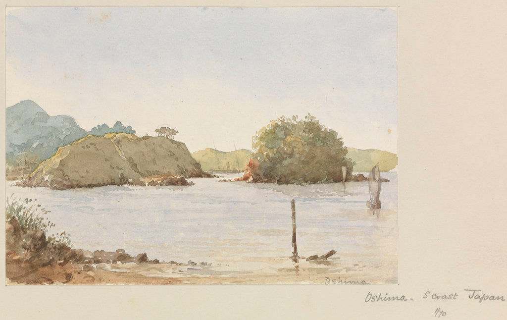 Detail of Oshima, south coast of Japan by James Henry Butt