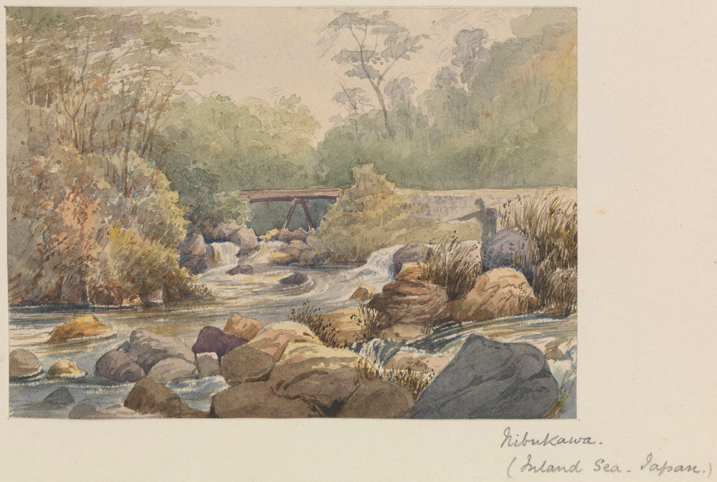 Detail of Nibukawa (inland sea), Japan by James Henry Butt