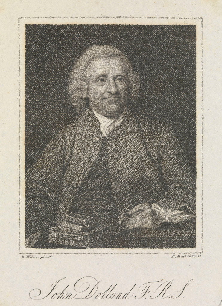 Detail of John Dollond F.R.S. by Benjamin Wilson
