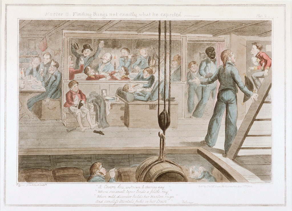 Detail of Master B. Finding things not exactly what he expected' by George Cruikshank