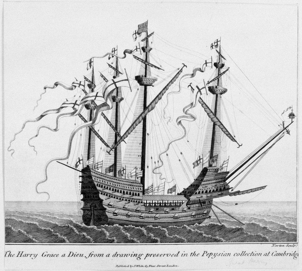 Detail of The 'Great Harry' by J. White