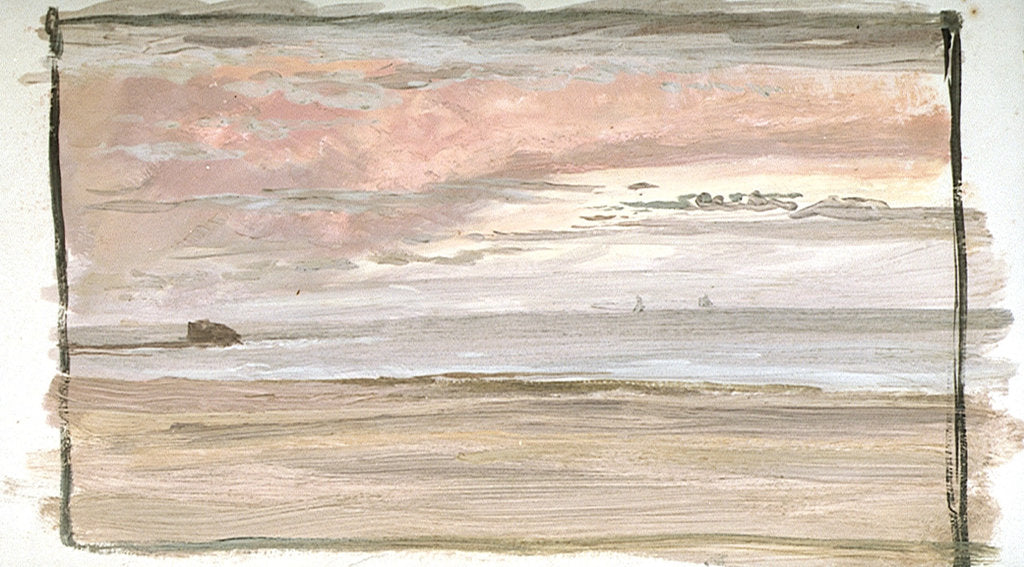 Detail of A Coastal View Near Wimereux, Northern France by William Lionel Wyllie