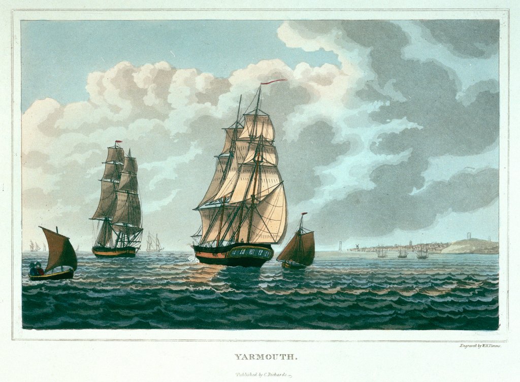 Detail of Yarmouth by W. H. Timms