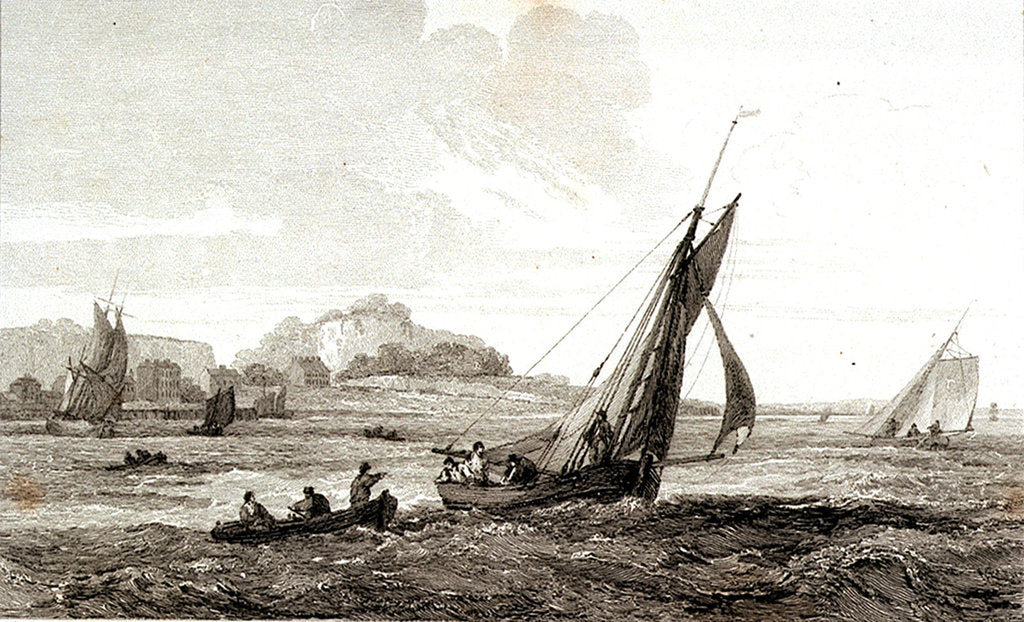 Detail of Purfleet by William Bernard Cooke