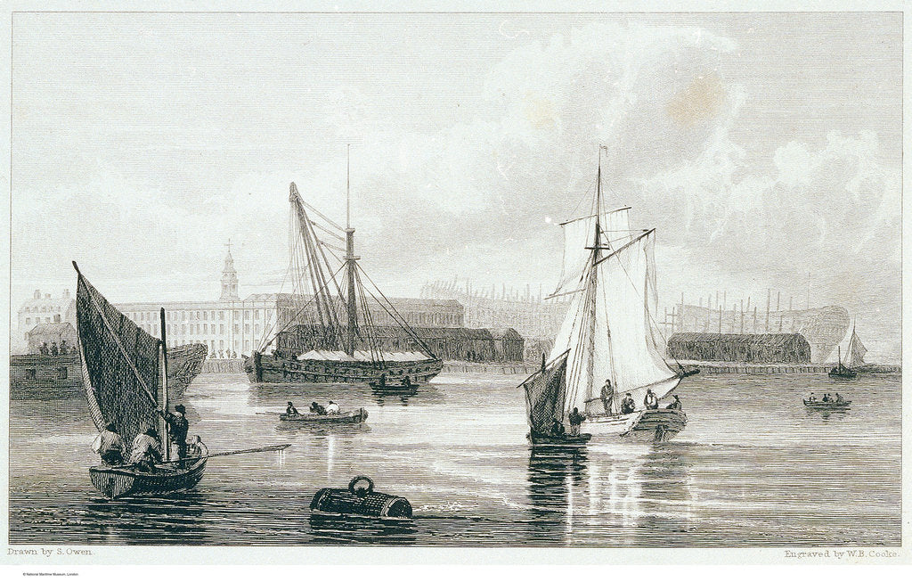 Detail of Deptford by Samuel Owen