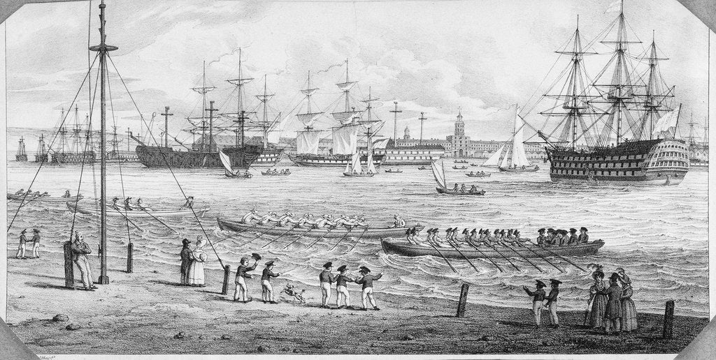 Detail of A plan of His Majesty's dock yard at Portsmouth 1774 by unknown