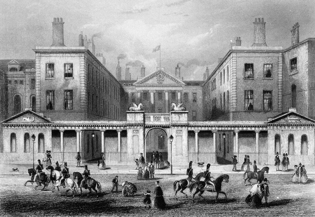Detail of The Admiralty, Whitehall by Brown