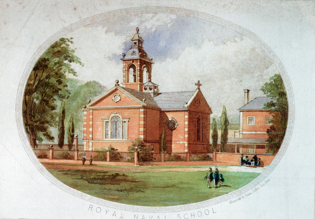 Detail of Royal Naval School by Waterlow & Sons Ltd (publishers)