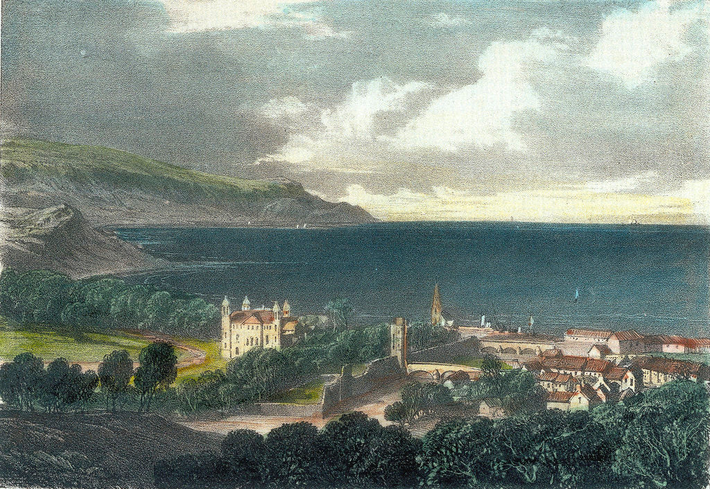 Detail of Glenarm Castle, Antrim by Robert O'Callaghan Newenham