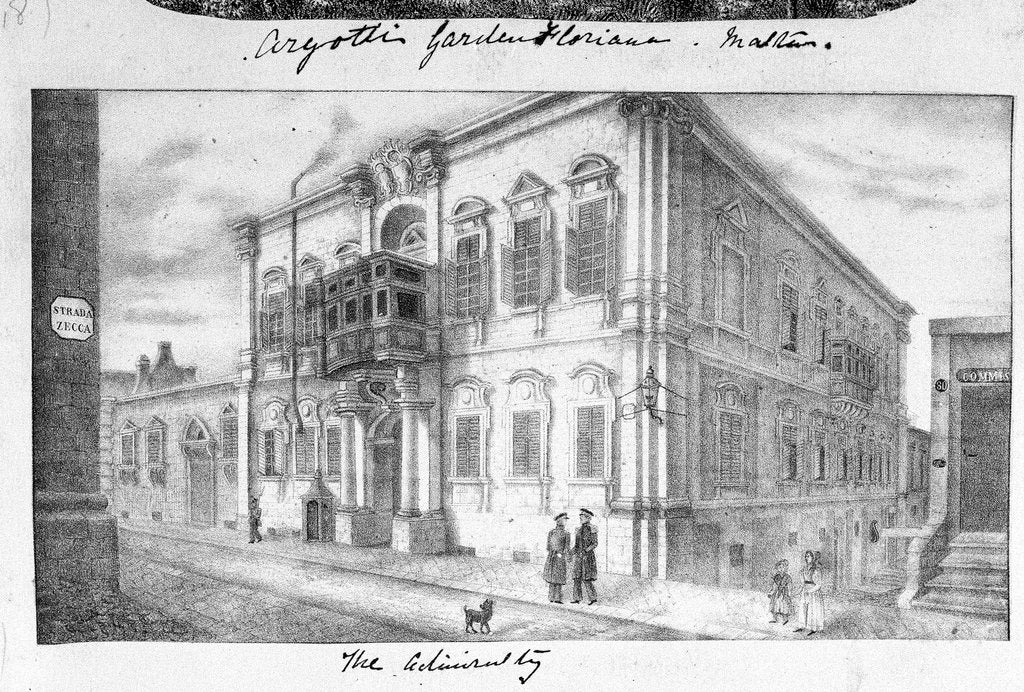 Detail of The Admiralty, Malta by unknown