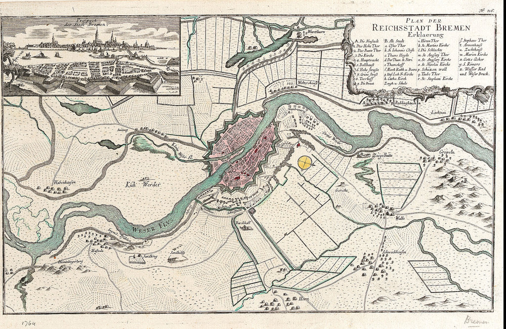 Detail of Bremen, Germany by unknown