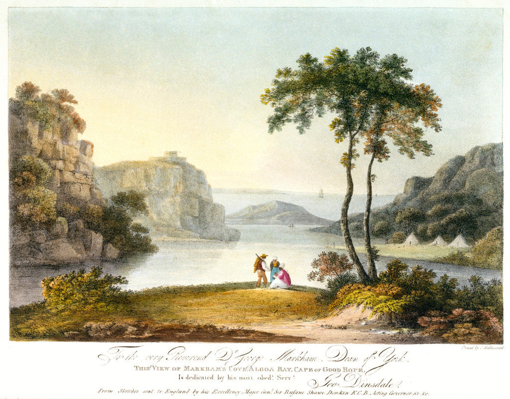 Detail of View of Markham Cove by Rufane Shawe Donkin