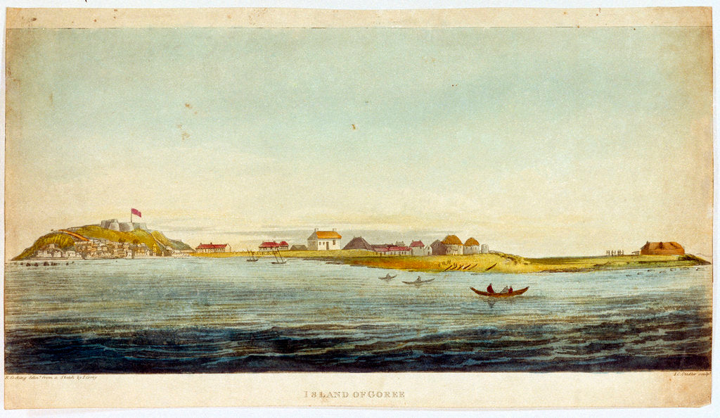 Detail of Island of Goree by R. Cocking