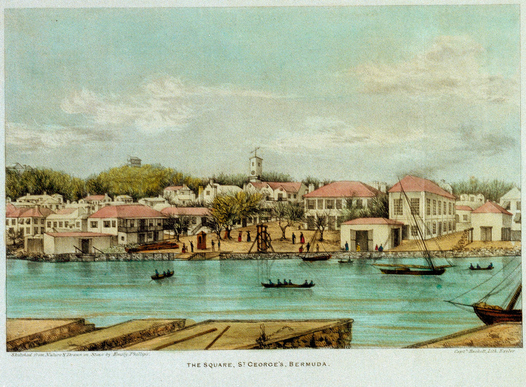 Detail of The Square, St George's, Bermuda by Emily Phillips