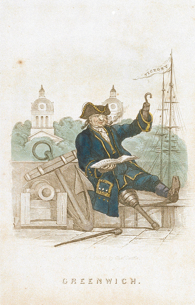 Detail of Greenwich Pensioner by Charles Castle
