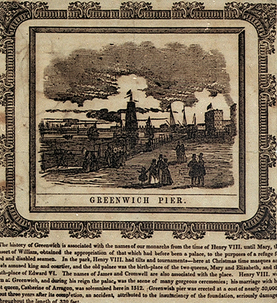 Detail of Greenwich Pier by unknown
