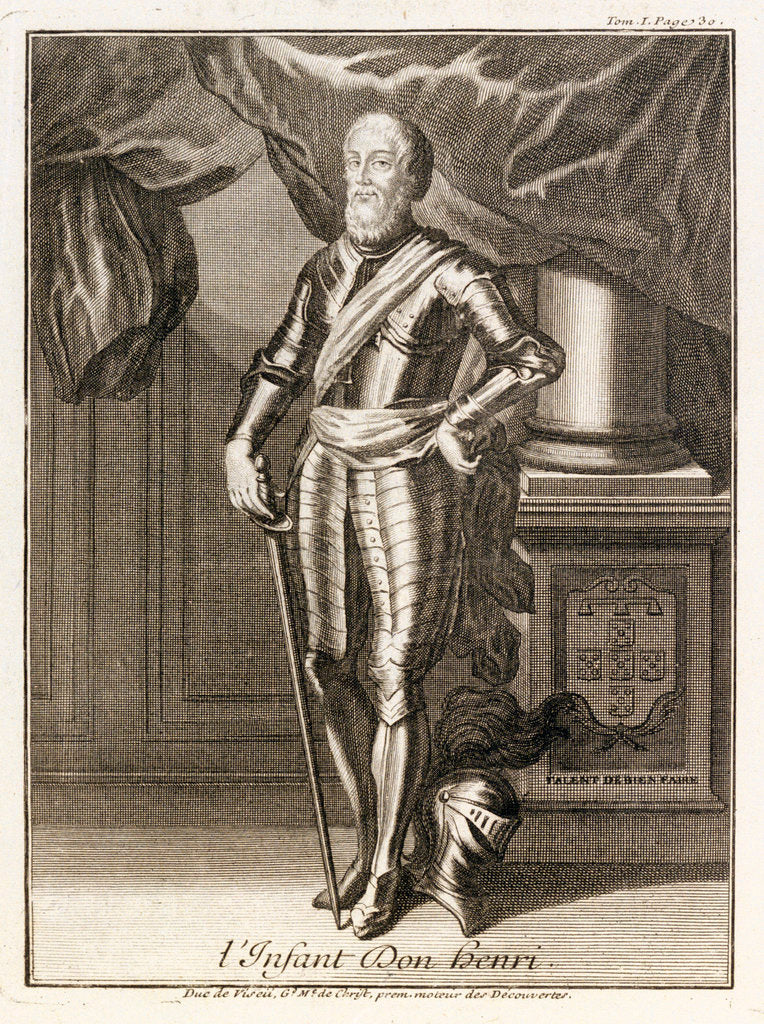 Detail of Henry, Prince of Portugal (1394-1460) by unknown