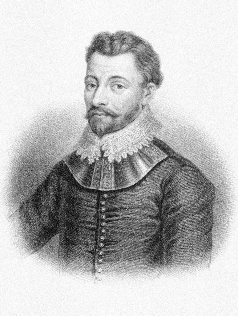 Detail of Sir Francis Drake (1540-1596) by Freeman