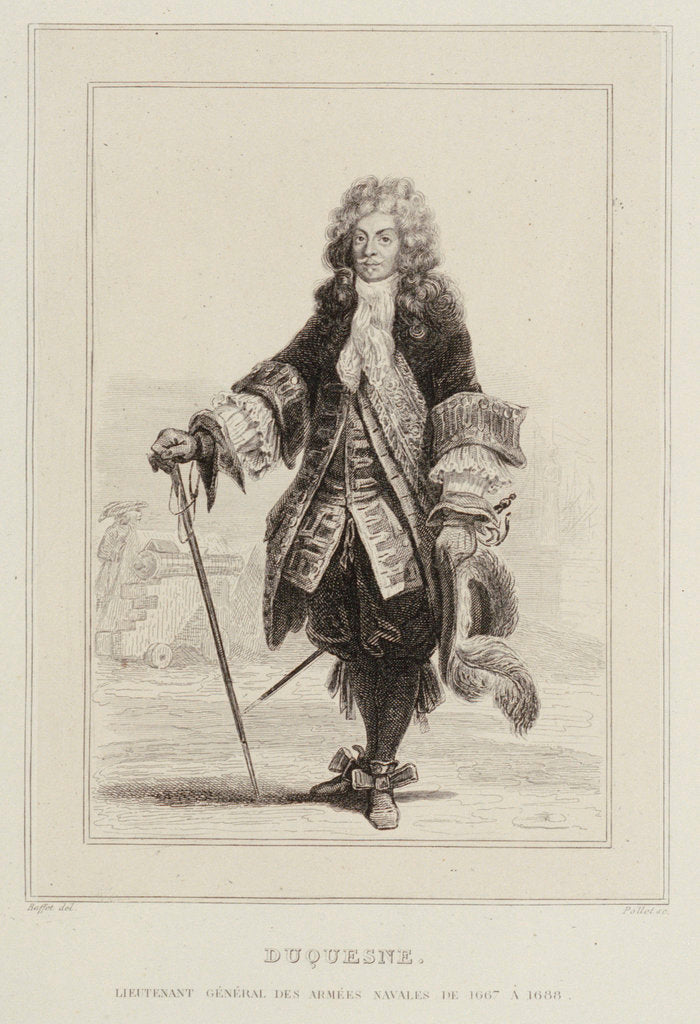 Detail of Lieutenant General Abraham Duquesne by Victor Florence Pollet