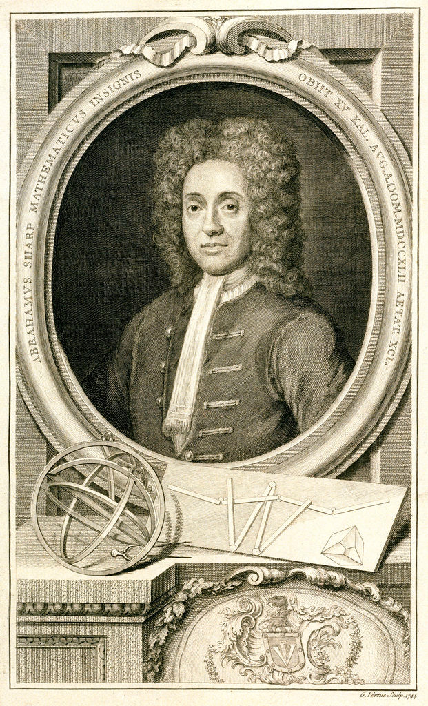 Detail of Abraham Sharp by George Vertue