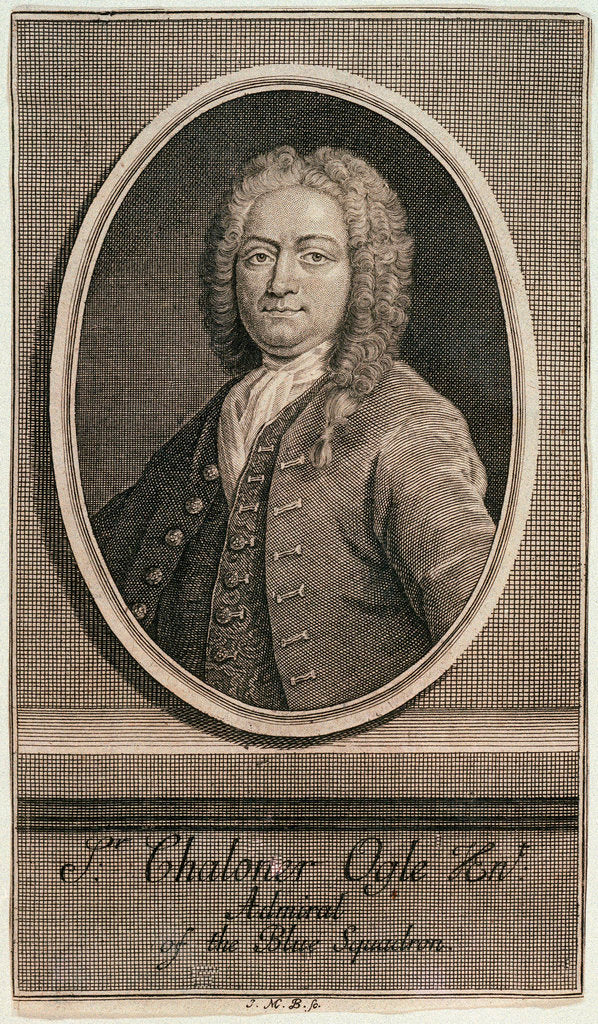 Detail of Sir Chaloner Ogle by J.M. B.