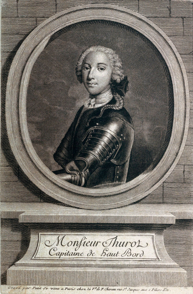 Detail of Francois Thurot (1726-1760) by Giles Edme Petit