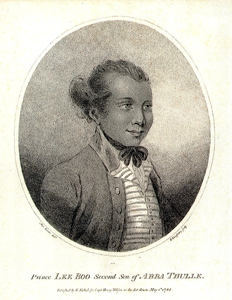 Detail of Prince Lee Boo Second Son of Abba Thulle by Miss Keate
