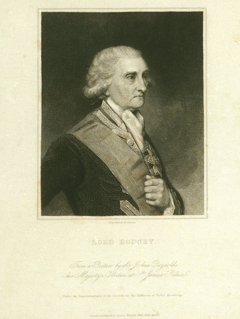 Detail of Lord Rodney by Joshua Reynolds