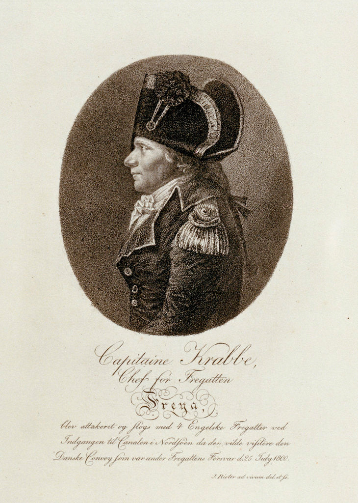 Detail of Captain Krabbe by J. Rieter