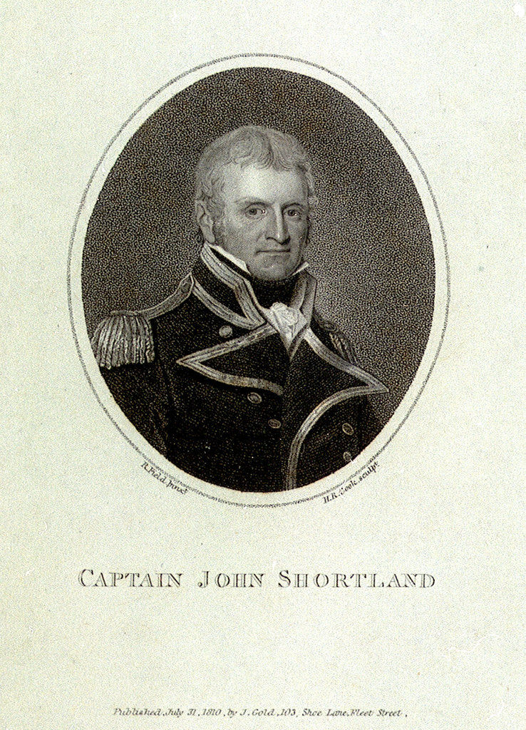 Detail of Captain John Shortland (1769-1810) by Robert Field