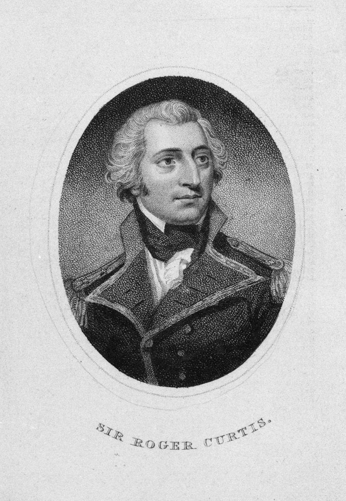 Detail of Sir Roger Curtis by unknown