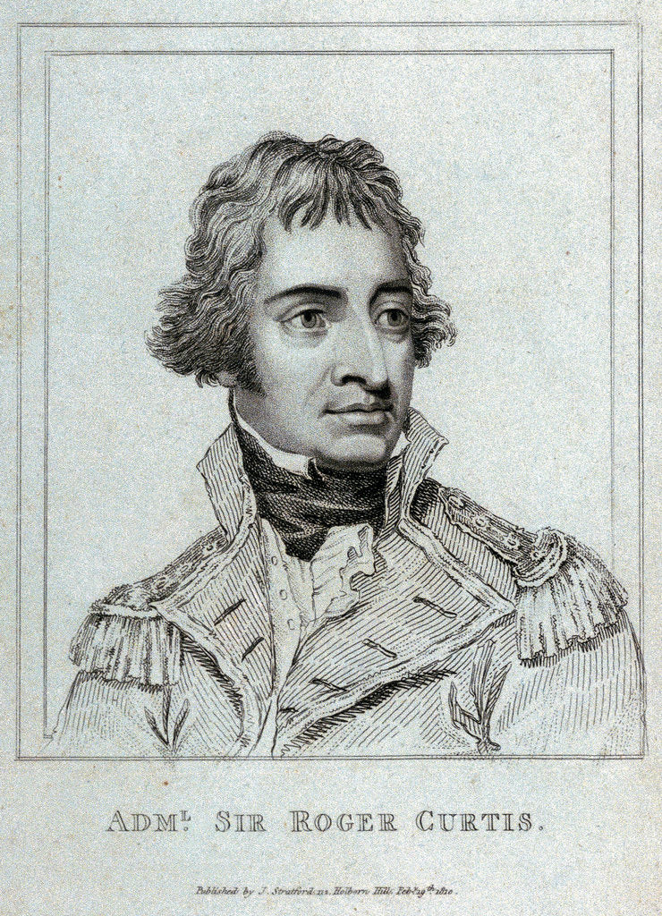 Detail of Admiral Sir Roger Curtis by J. Stratford