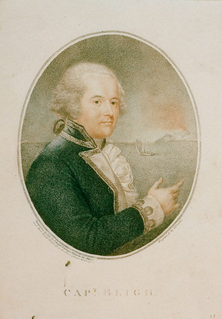 Detail of Captain William Bligh by John Russell