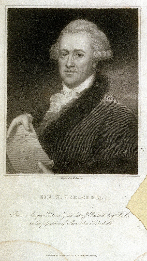 Detail of Sir W Herschell by John Russell