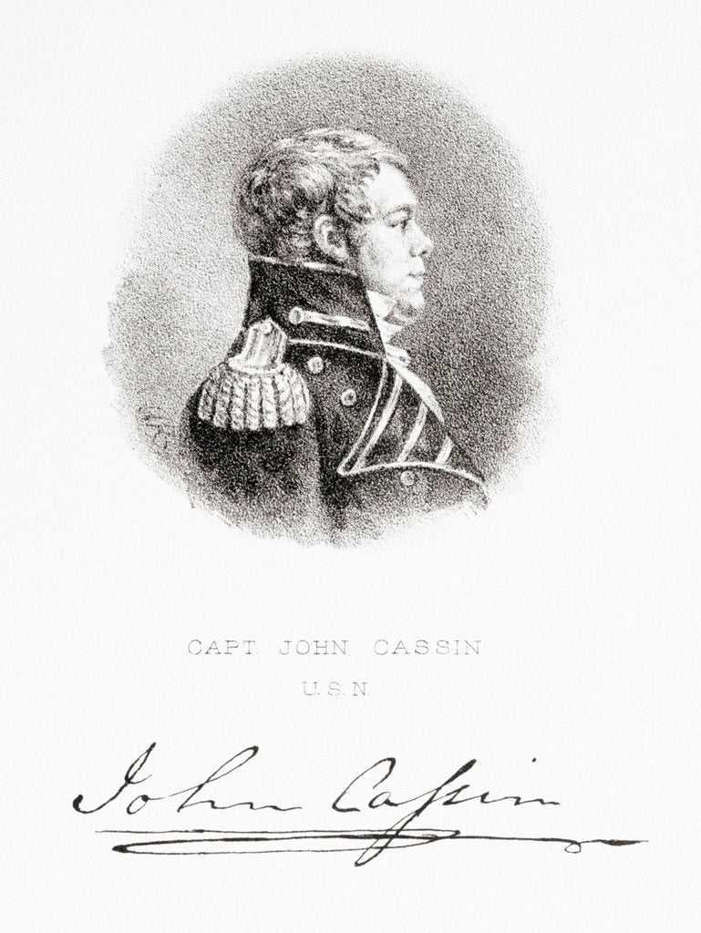 Detail of Captain John Cassin, United States Navy by G. R.