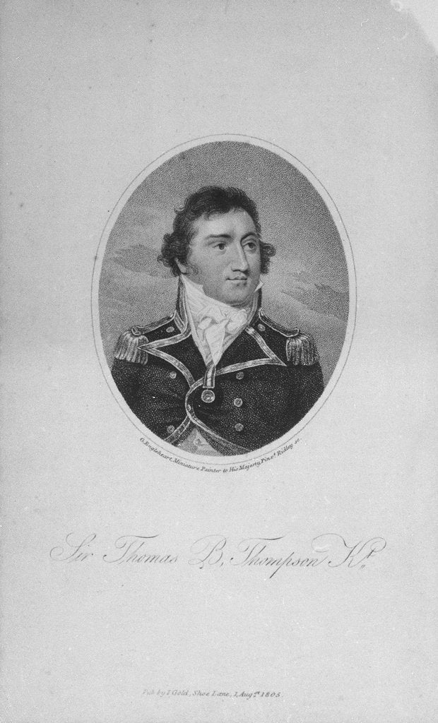 Detail of Sir Thomas B. Thompson Kt by George Engleheart