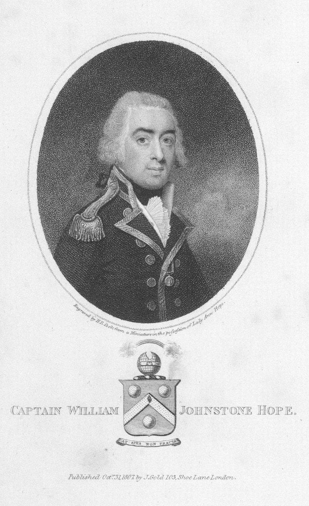 Detail of Captain William Johnstone Hope by Henry R. Cook