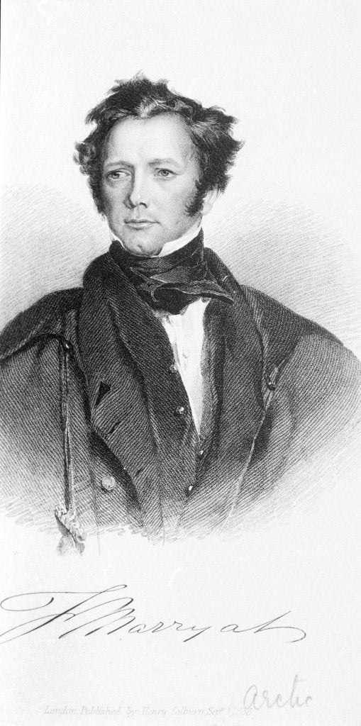 Detail of F. Marryat by Henry Colborn