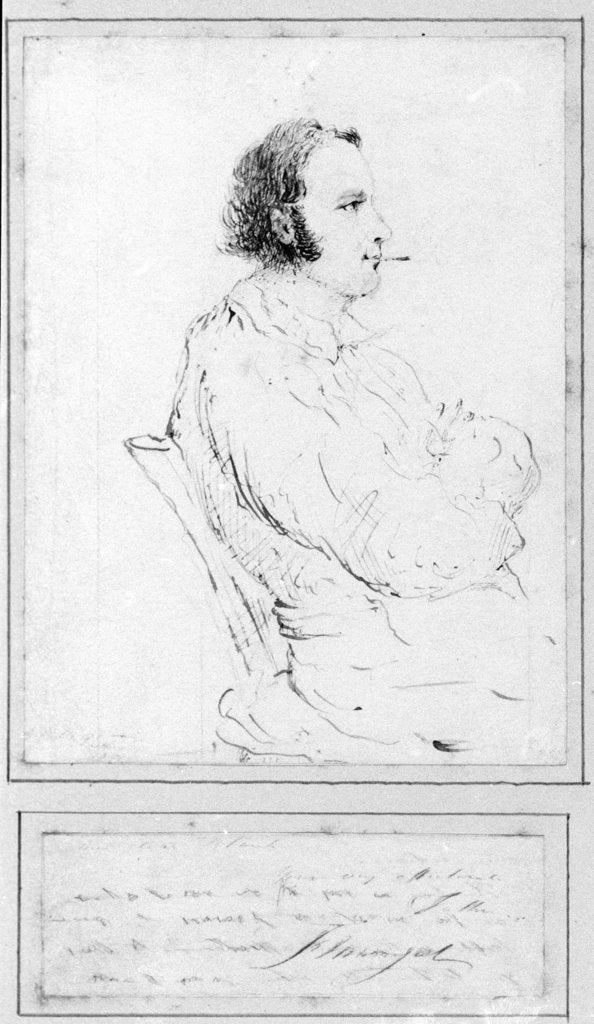 Detail of Captain Marryat, R.N by G.B. B.