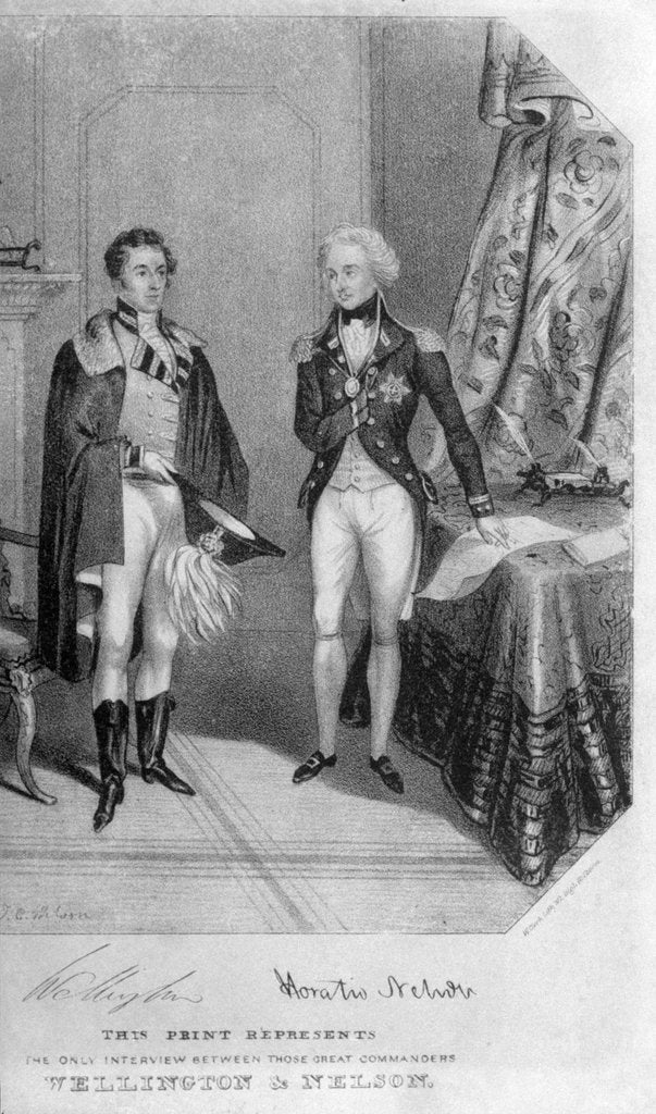 Detail of Wellington & Nelson by T.C. Wilson